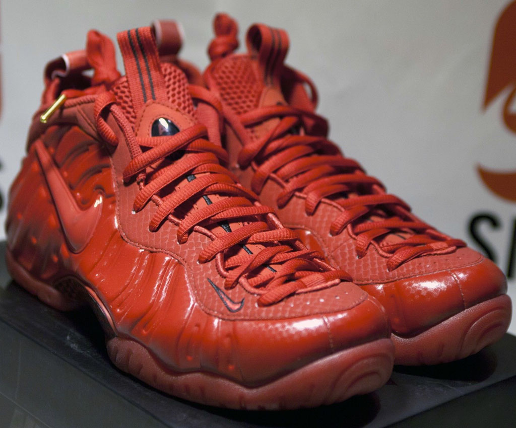 air force foamposite red