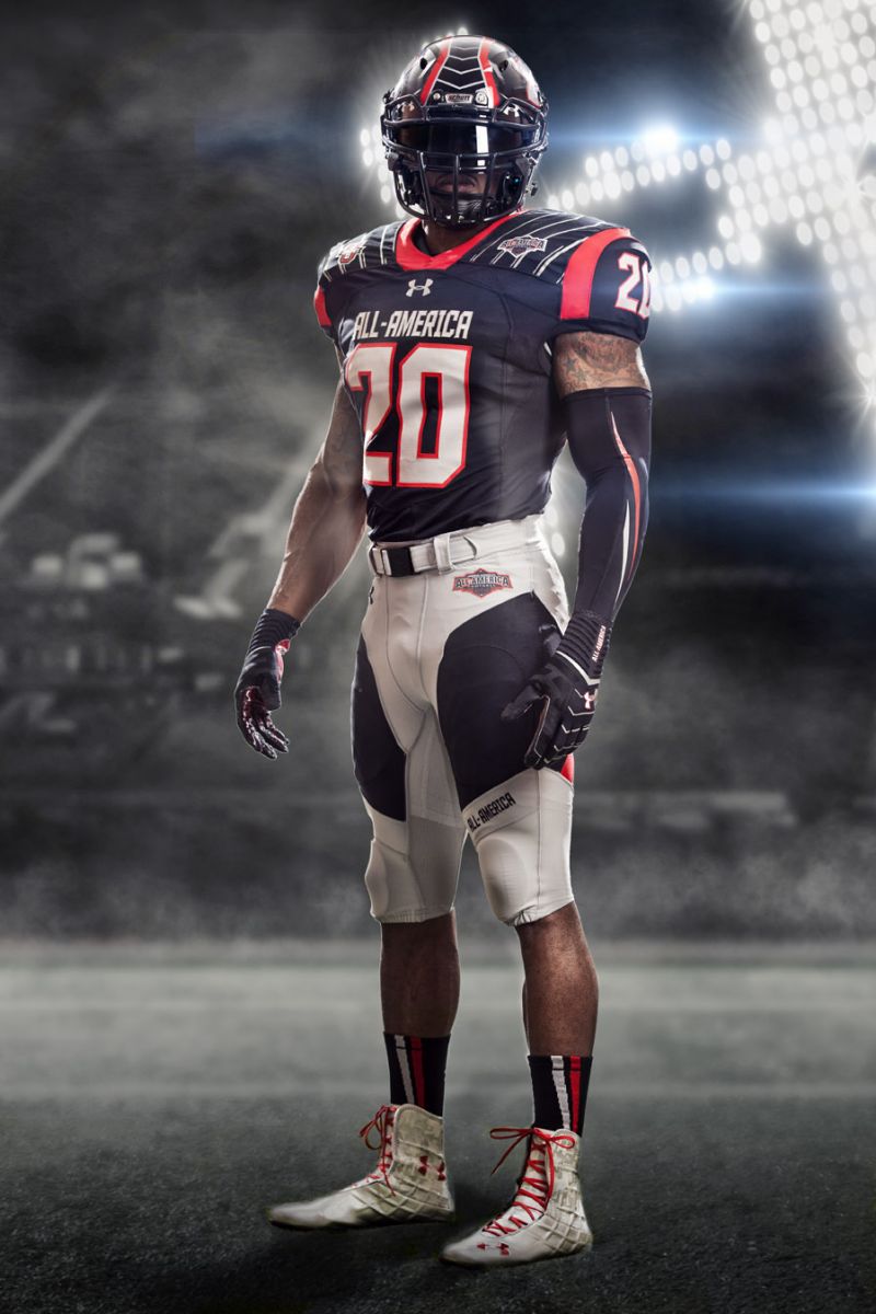 under armour all american football gear