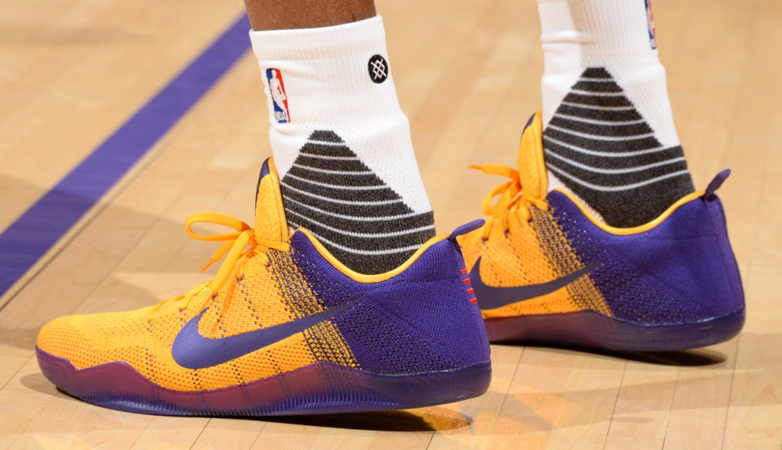 kobe 11 purple and yellow