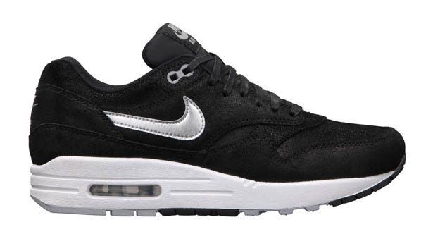 Nike Air Max 1 Premium WMNS - Black/Metallic Silver | Sole Collector