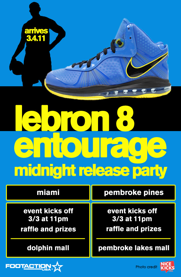 Footaction "Entourage" Midnight Release Event - Miami