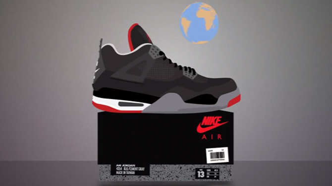 Animated jordan hot sale shoes