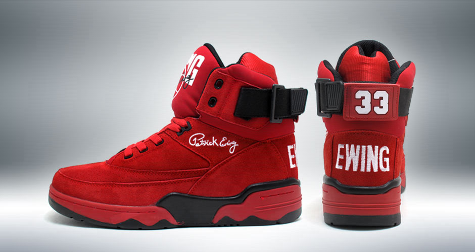 Ewing Athletics 33 Hi Retro Red