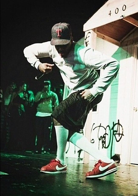 YG wearing Nike Cortez