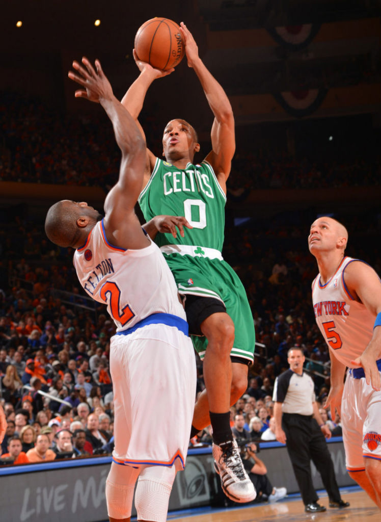 Avery Bradley wearing adidas Crazyquick