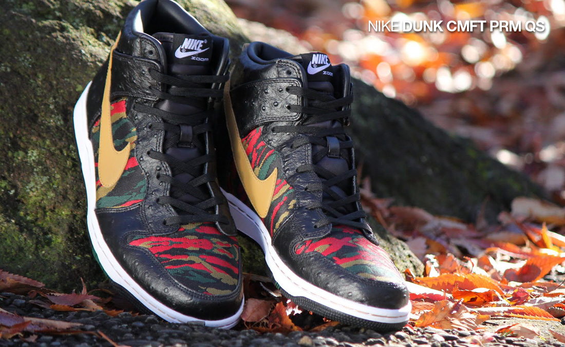 Claim Consecutive Absence Nike Zoom Dunk Highs with Ostrich Leather and Camo | Sole Collector