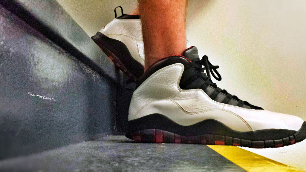 FrostyTheCashman in the 'Chicago' Air Jordan X 10 Retro