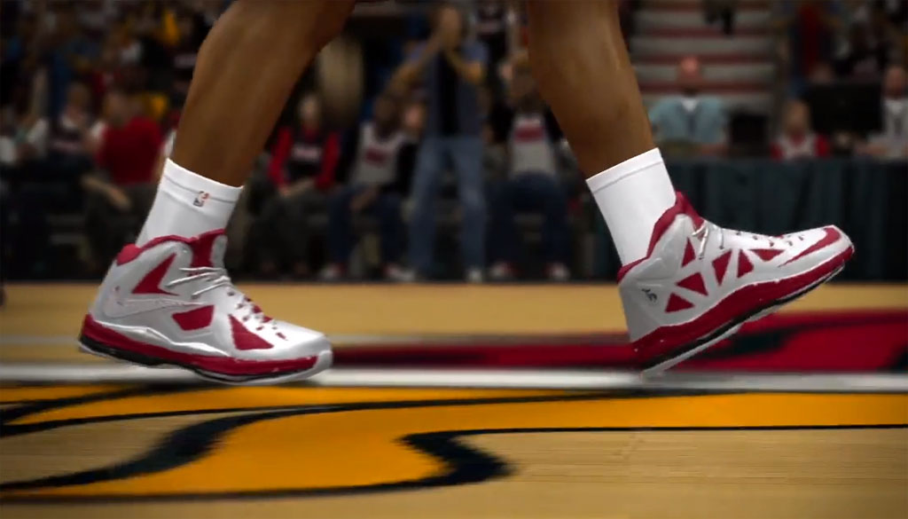 NBA 2K14 // LeBron James wearing Nike LeBron X PS Elite PE