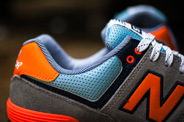 New balance 574 outlet grey blue orange