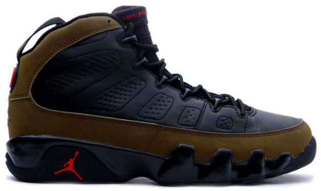 Air Jordan IX 9 Olive (1994, 2002)