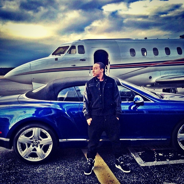 Ludacris wearing Air Jordan 5 Oreo