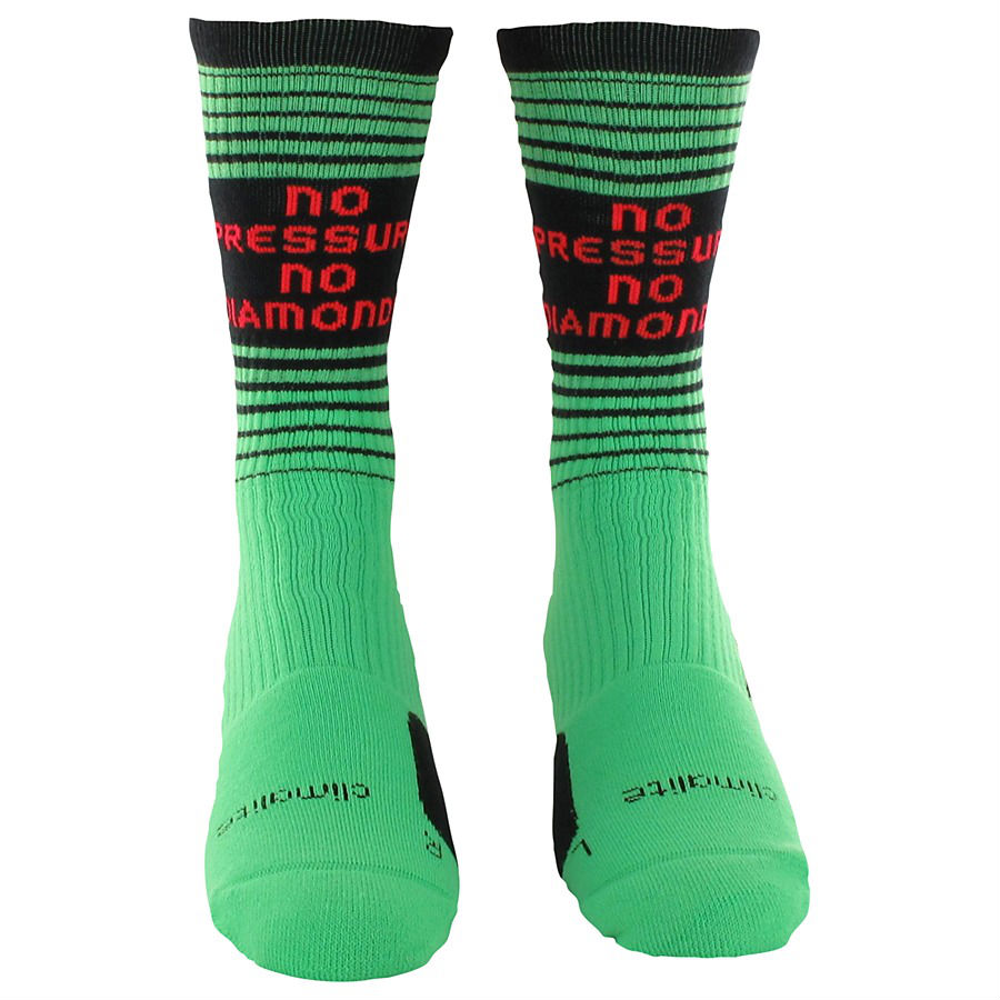 adidas Robert Griffin III RG3 Team Speed Crew Socks No Pressure No Diamonds Green Black Q31313 (2)