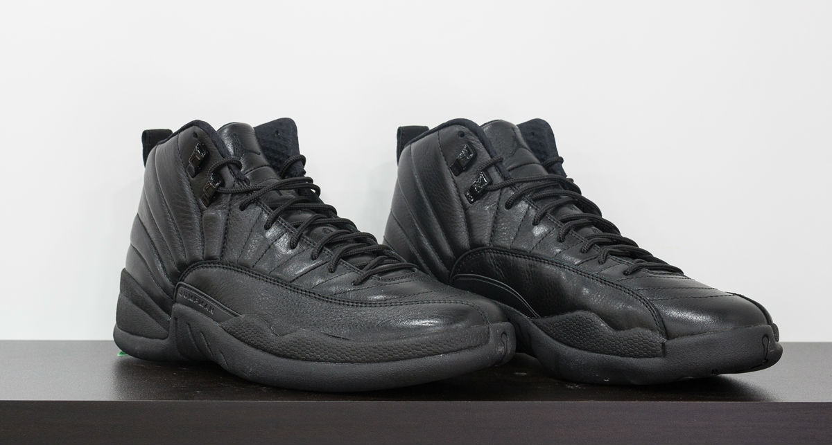 triple black jordan 12