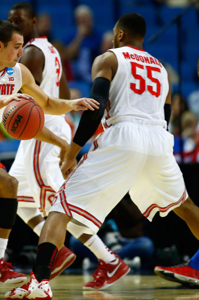 Trey McDonald wearing Nike LeBron 11 XI iD