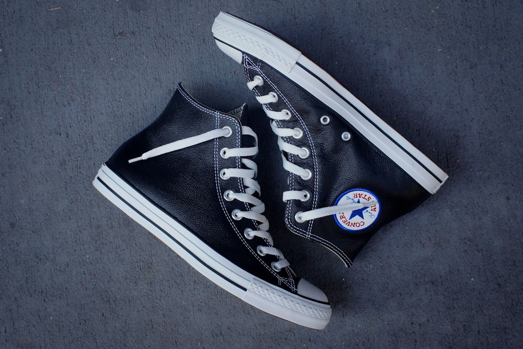 Converse Chuck Taylor All Star Hi - Black Leather | Sole Collector