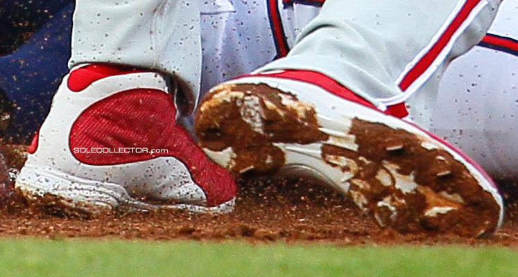 Jimmy Rollins Air Jordan XIII 13 PE Cleats (3)