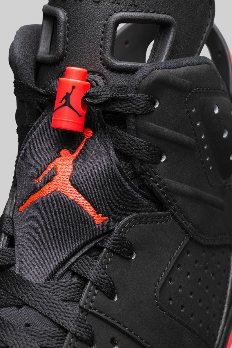 Black/Infrared 23 Air Jordan 6 Retro 