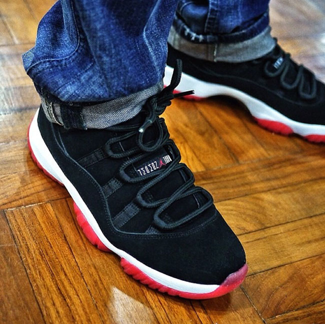 Air Jordan XI 11 Bred Nubuck Sample