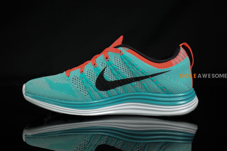 Nike WMNS Flyknit Lunar1+ - Sport Turquoise/Black-Wolf Grey | Sole ...