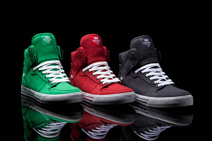 Supra vaider red canvas sale