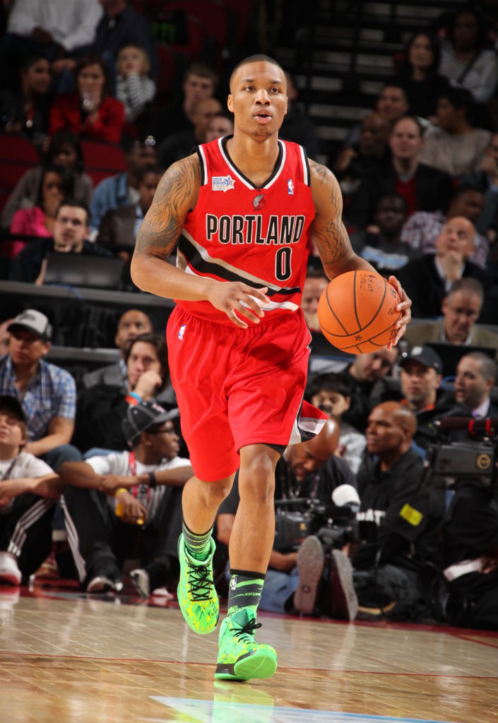 Damian Lillard wearing adidas Crazy Fast All-Star