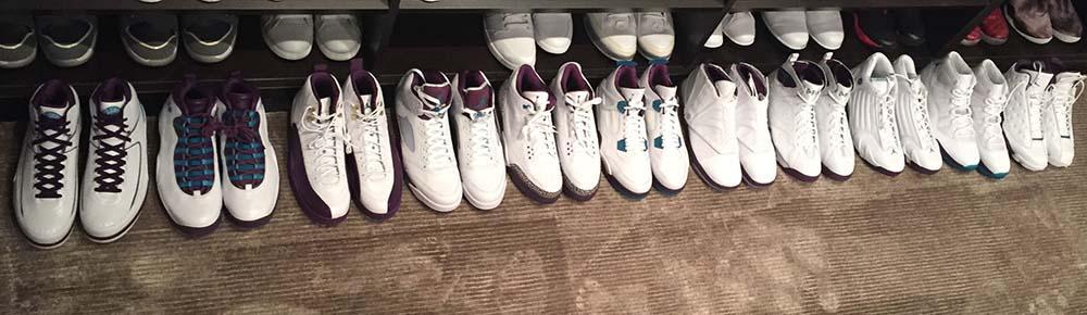 Michael Jordan's Hornets Air Jordan Collection