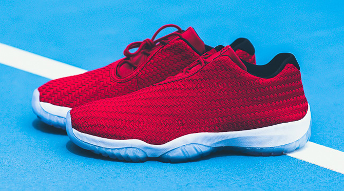 air jordan future low red