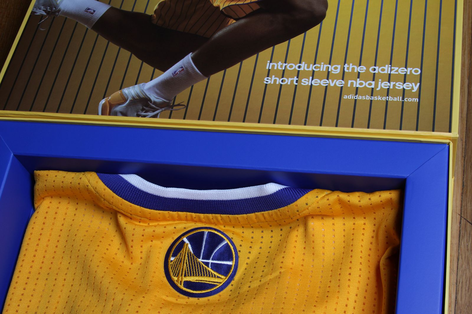 adidas Warriors Short Sleeve NBA Uniforms