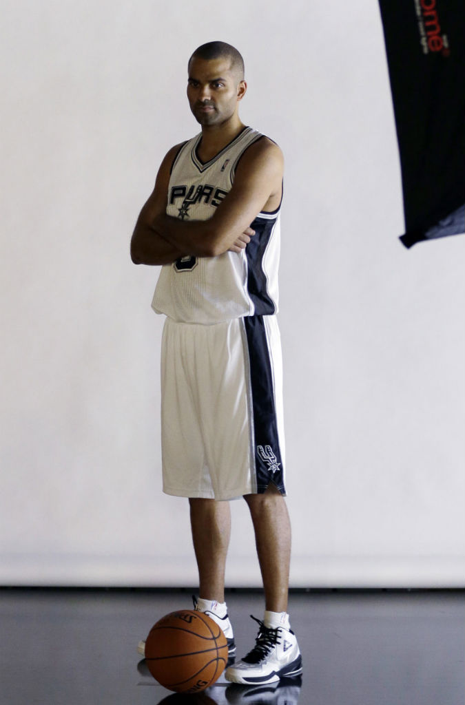 Tony Parker wearing PEAK