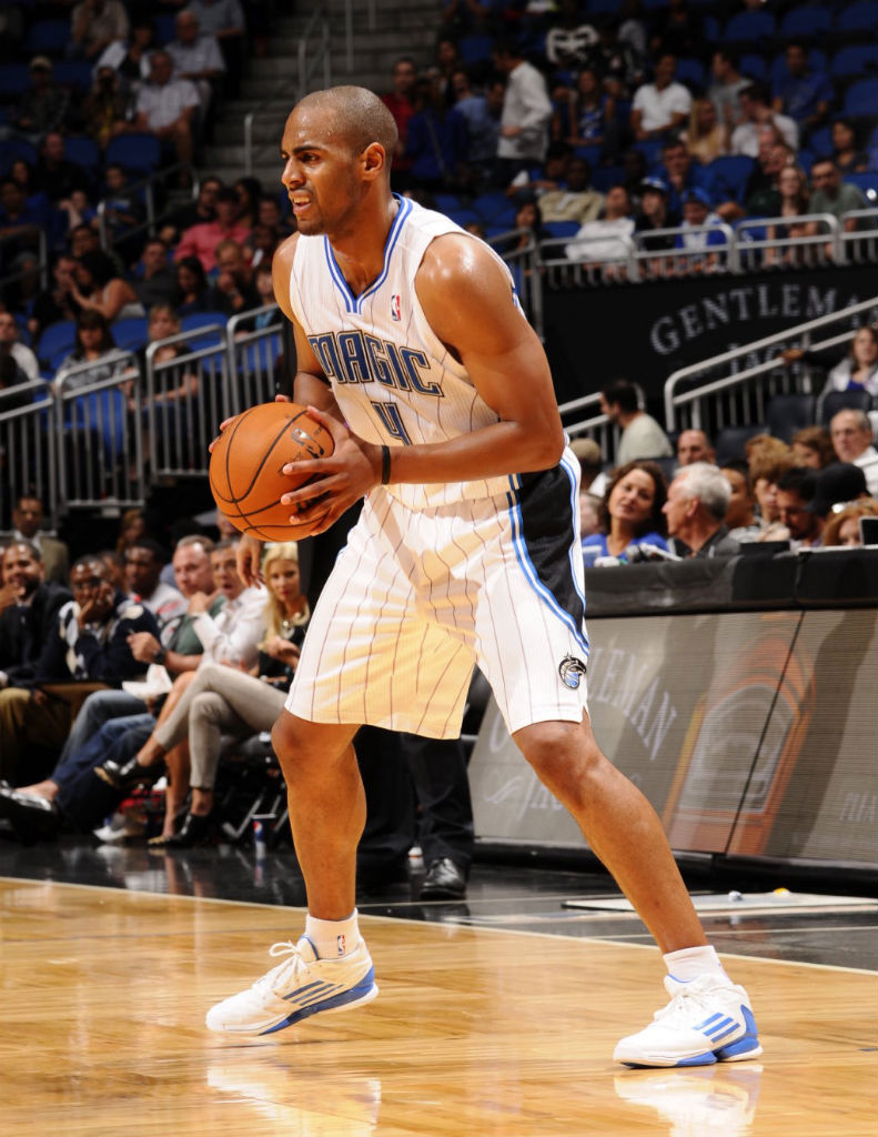 Arron Afflalo wearing adidas adizero Crazy Light 2 Low