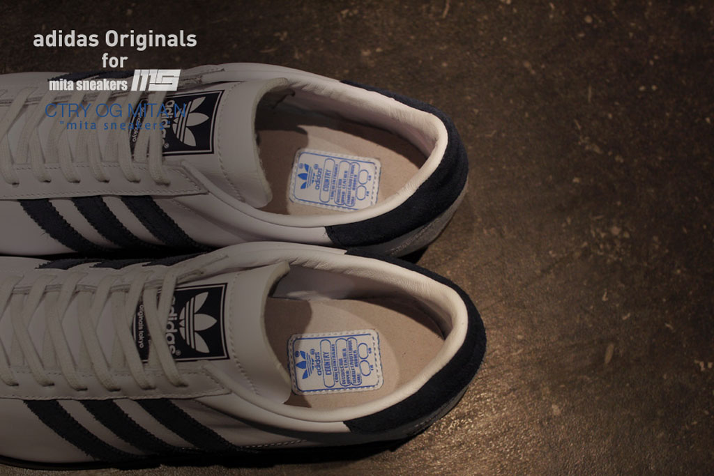 mita sneakers x adidas Originals Country OG White/Navy-Gum | Sole Collector