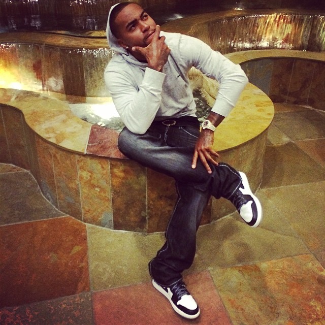 Desean Jackson wearing Air Jordan I 1