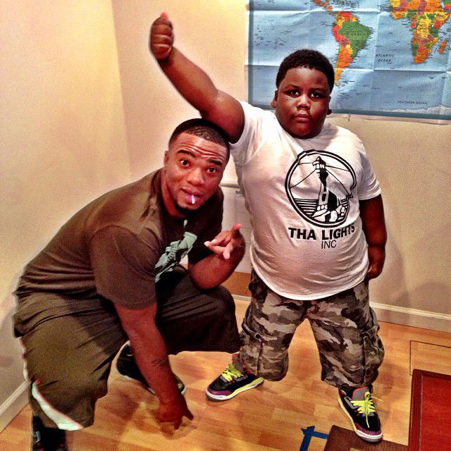 TerRio wearing Air Jordan 3 III Retro GS