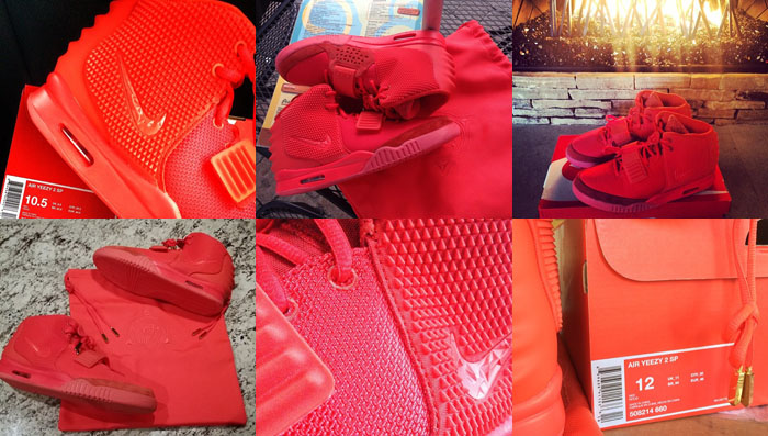 Size 8 - Nike Air Yeezy 2 SP Mid Red October