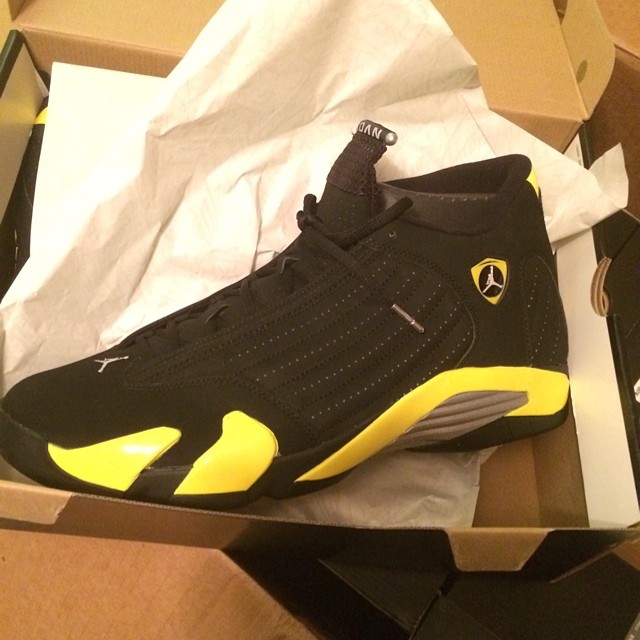 Rip Hamilton Picks Up Air Jordan XIV 14 Thunder