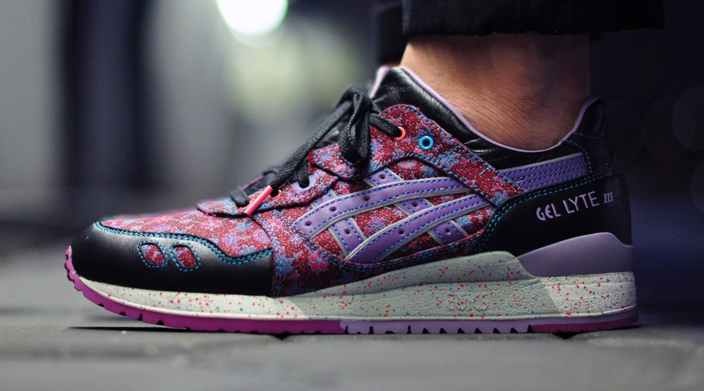 asics floral print