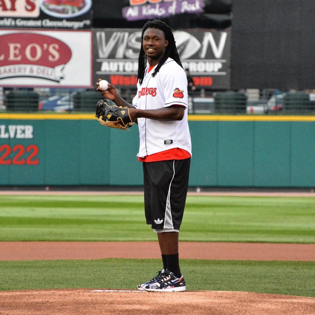 Sammy Watkins wearing adidas ZX Flux Cityscape