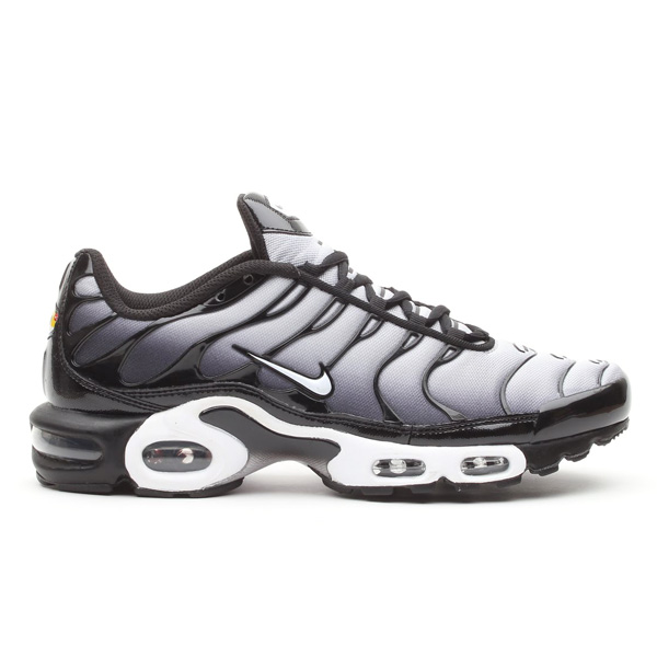 air max plus grey white black