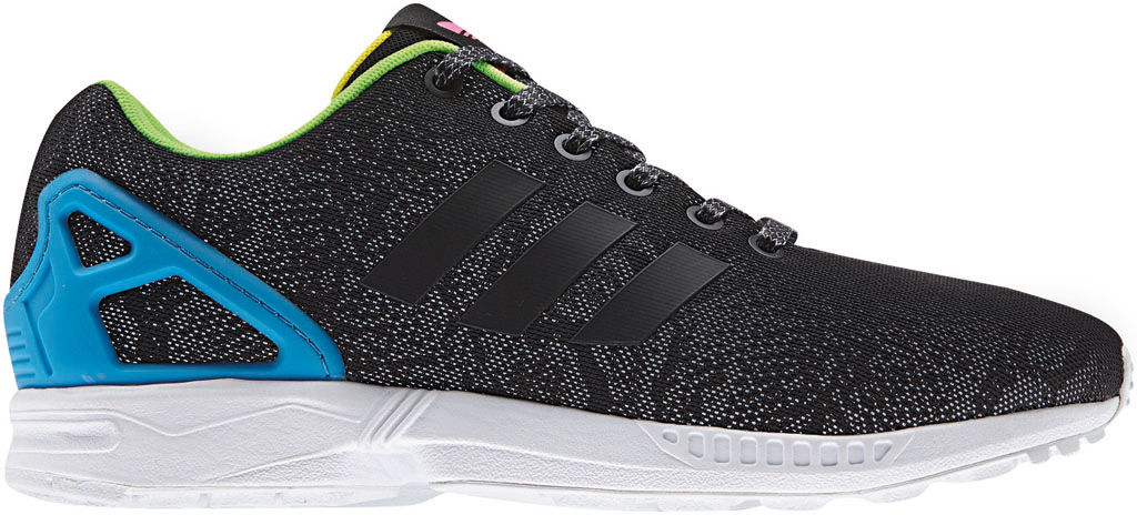 zx flux black reflective snake