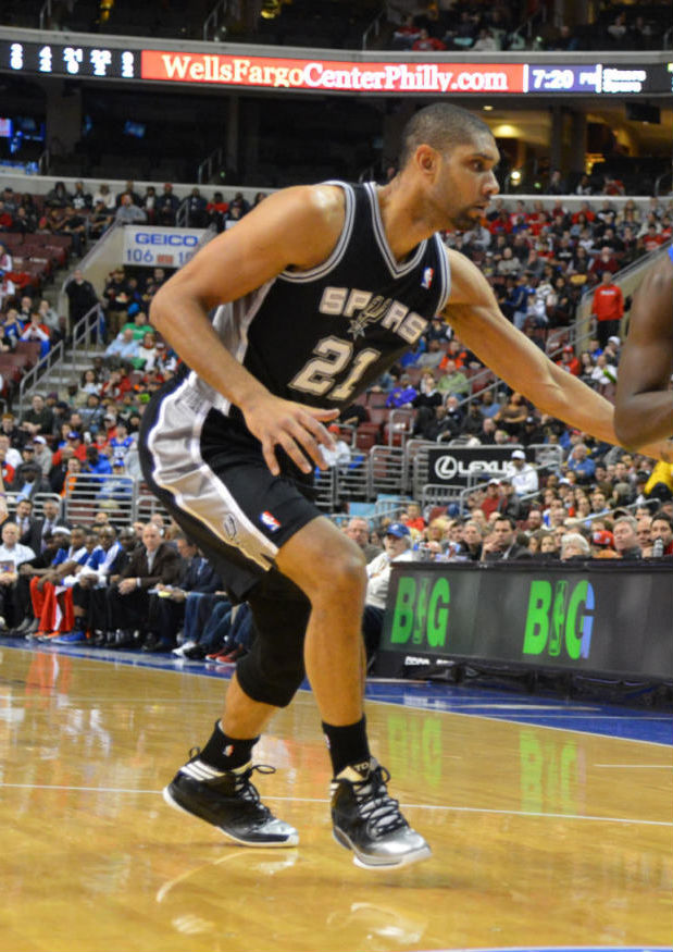 Tim Duncan wearing adidas Crazy Fast Away PE