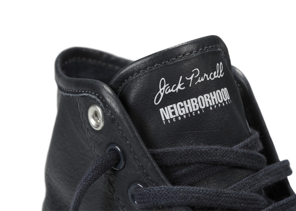 Neighborhood x Converse First String Jack Purcell Johnny tongue branding