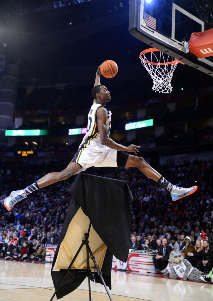 Jeremy Evans wearing Nike Zoom Hyperdisruptor PE (2)