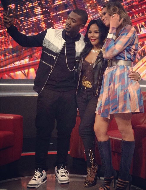 Ray J wearing Air Jordan III 3 Infrared 23