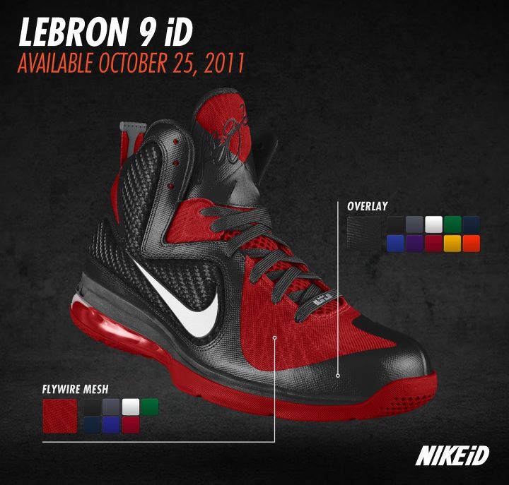 Nike LeBron 9 NIKEiD Mock-Ups