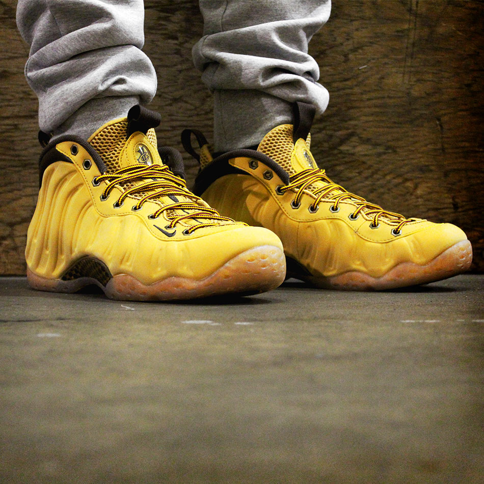 nike foamposite wheat