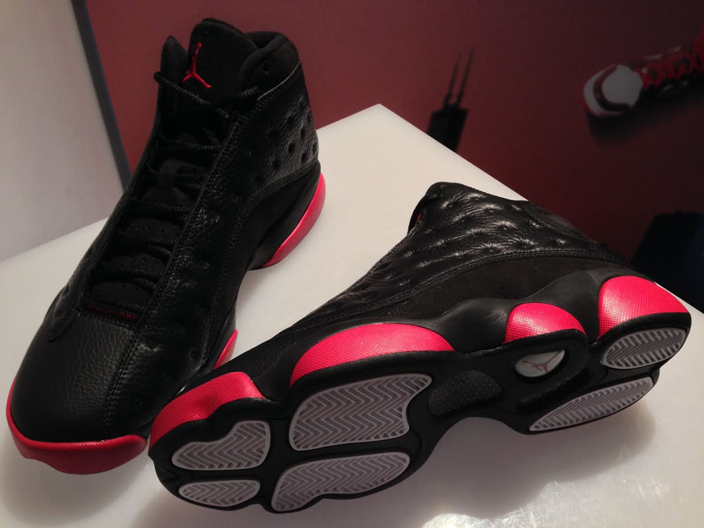 jordan 13 black and red