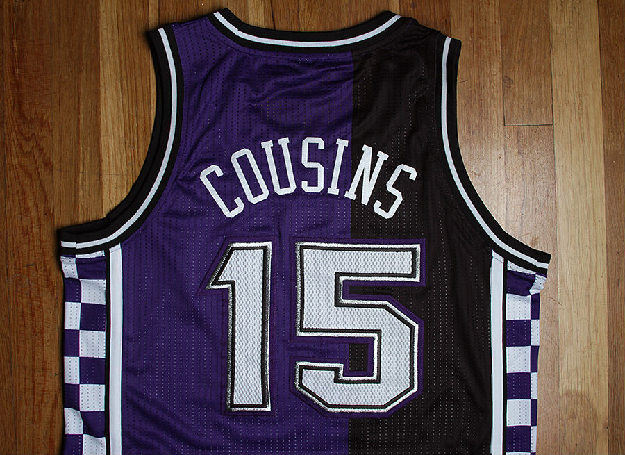 Jersey Spotlight // Demarcus Cousins Sacramento Kings "Split" HWC adidas REV30 (3)