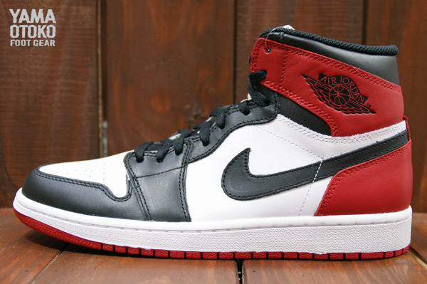 red and white jordan 1s