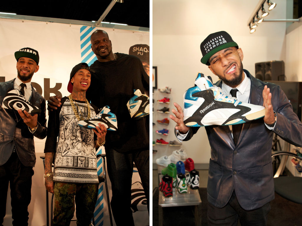 Shaq, Swizz Beatz & Tyga For Reebok Classics At Project (10)