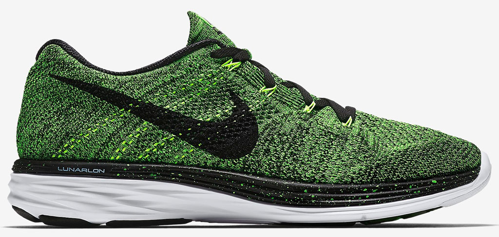 nike flyknit lunar green